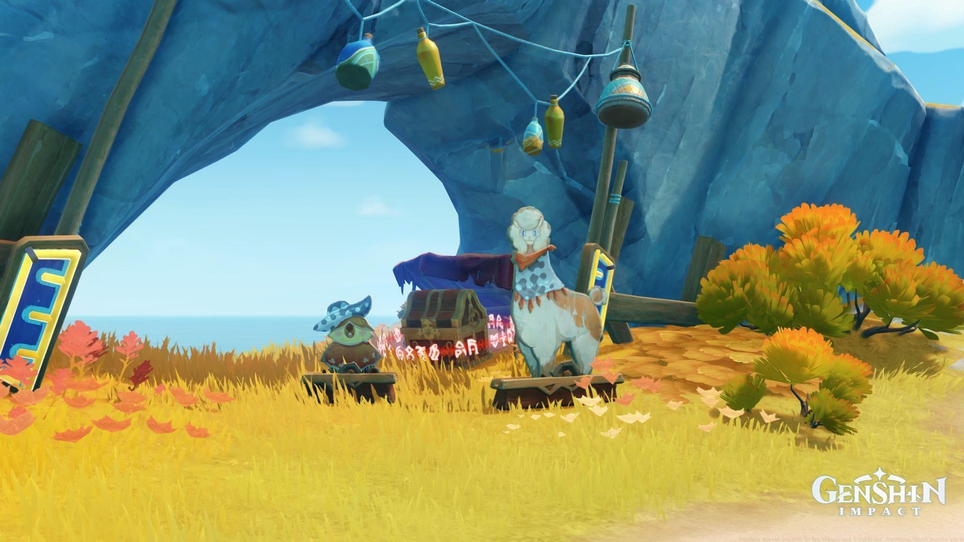 Alpaca and 3 ruffians Precious Chest puzzle guide (Image via HoYoverse)