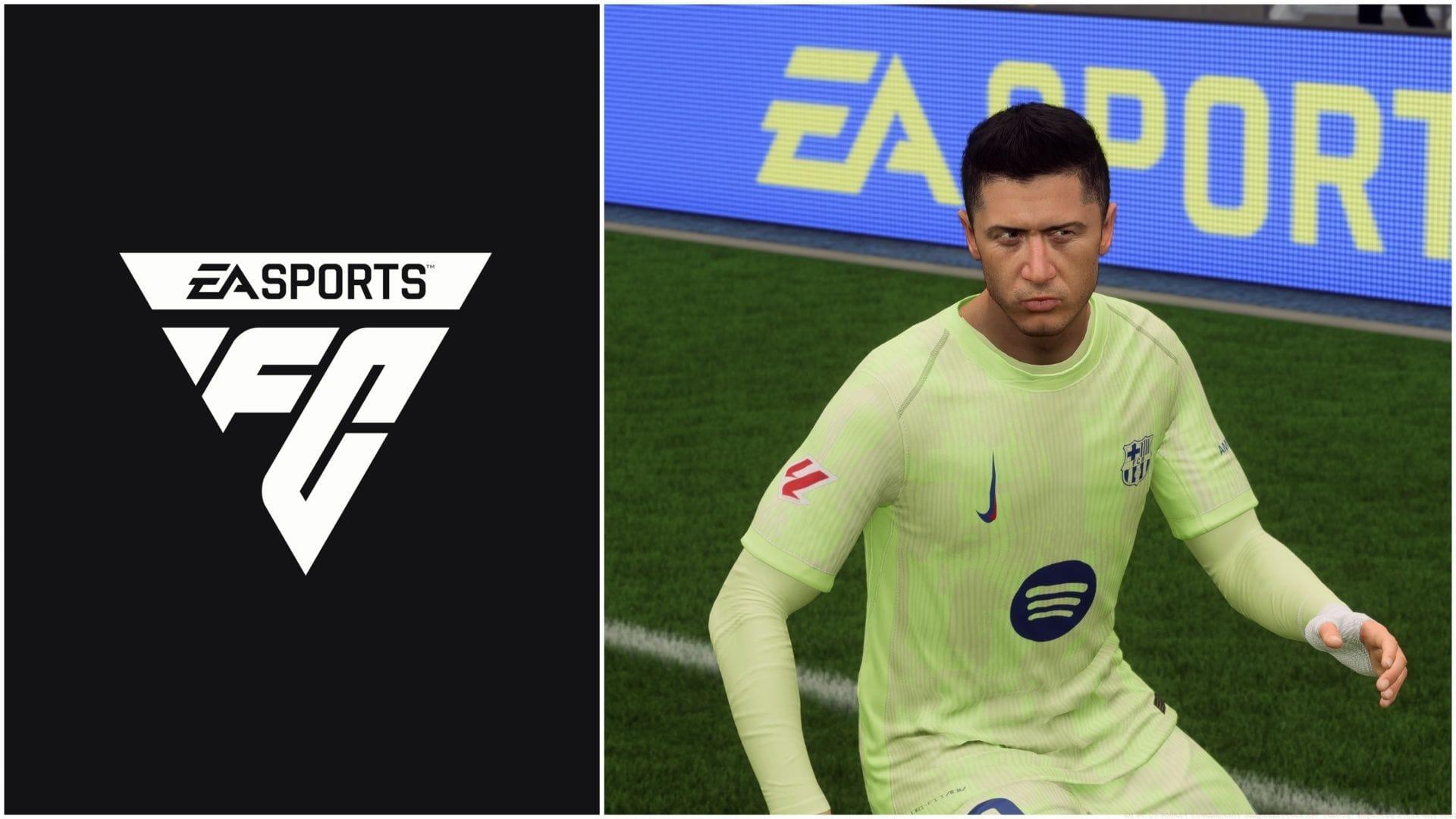 Shapeshifters Lewandowski has been leaked (Images via EA Sports/Sportskeeda Gaming)