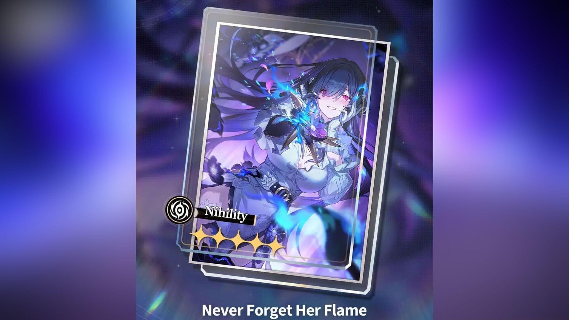 Never Forget Her Flame from Honkai Star Rail (Image via HoYoverse)