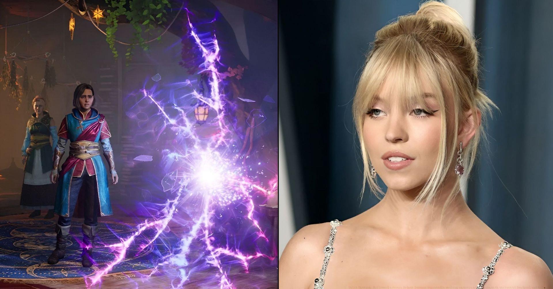 Sydney Sweeney will be starring in the upcoming Split Fiction movie adaptation (Image via Electronic Arts and Getty)