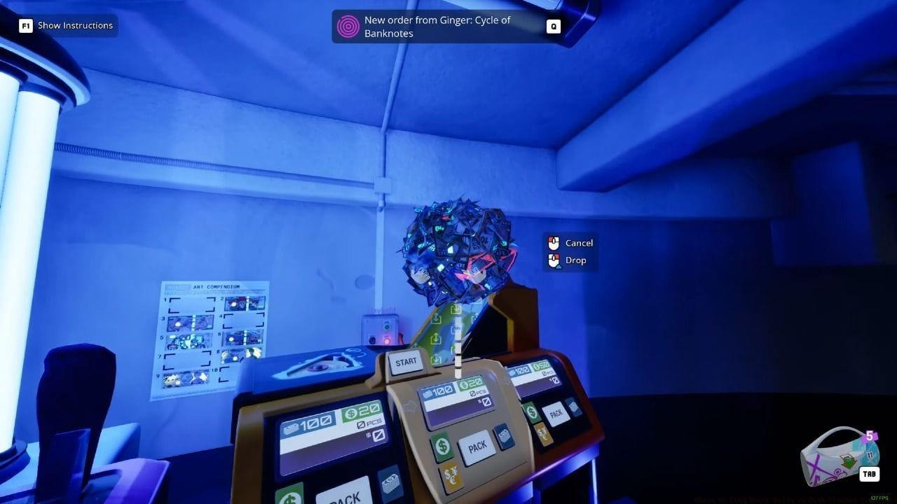 A guide to find Hoaxy Bills in Cash Cleaner Simulator (Image via Forklift Interactive, Digital Pajamas // YouTube@Jogun)