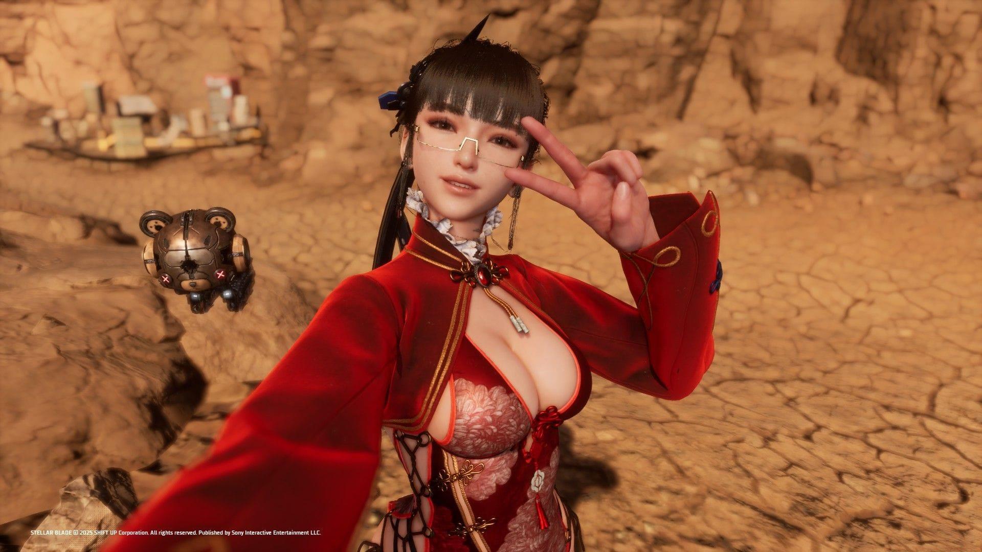 Crimson Wing Stellar Blade