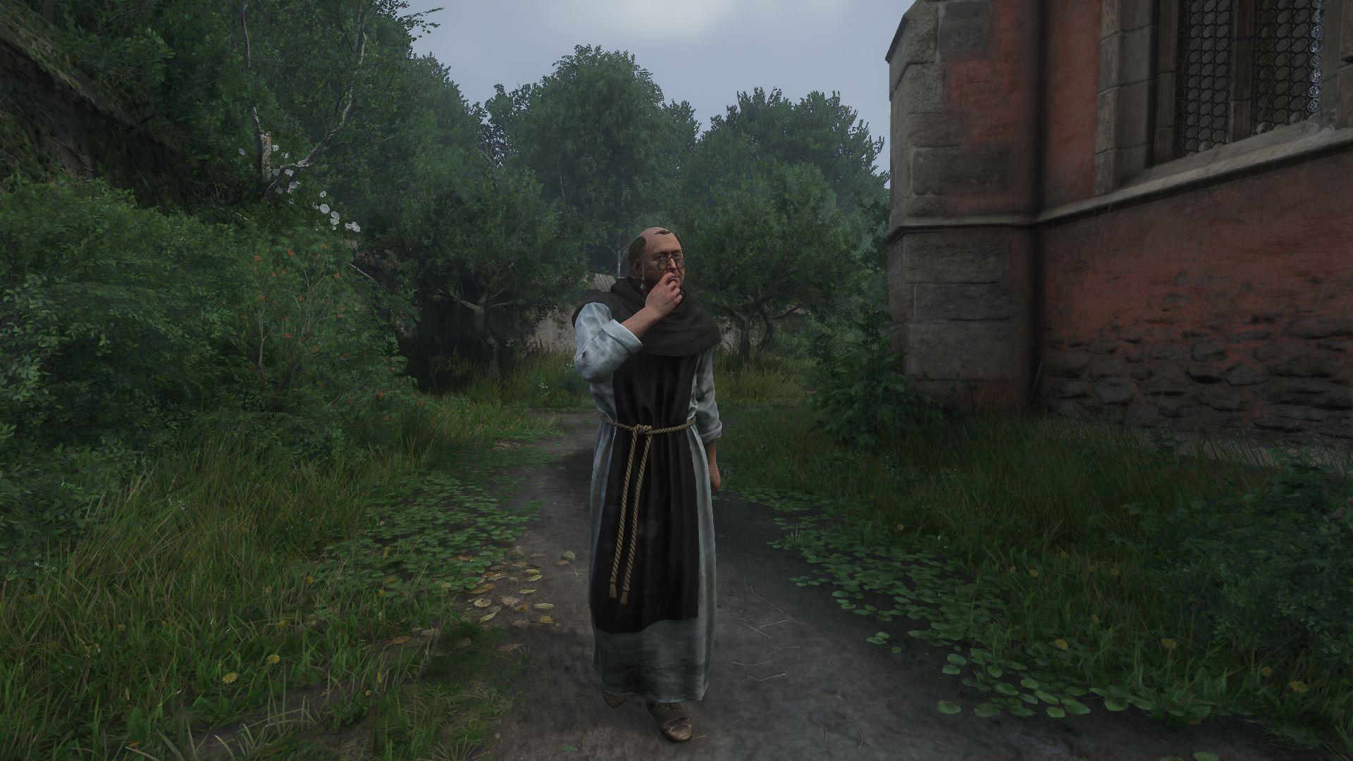 Monk Constantine in Kingdom Come Deliverance 2 Mysteria Ecclesiae the last wisk task