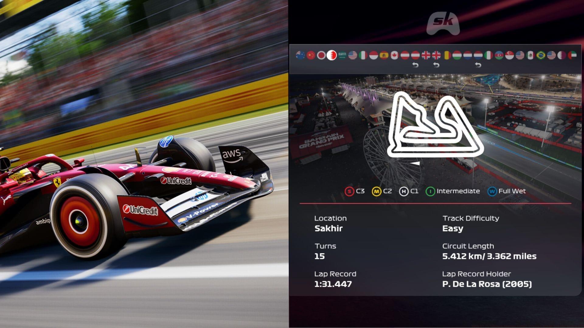 F1 25 Bahrain GP setup