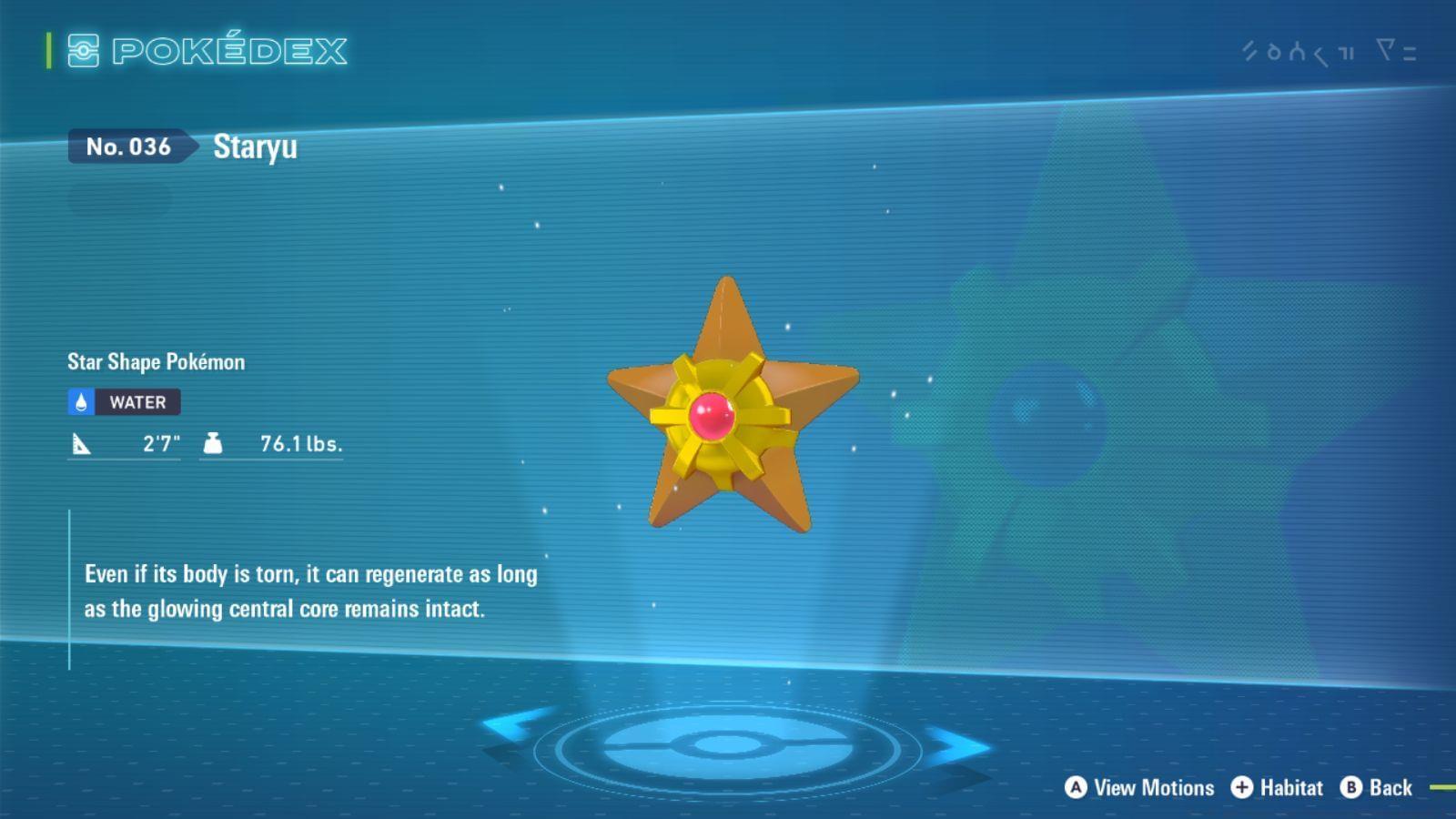 Staryu