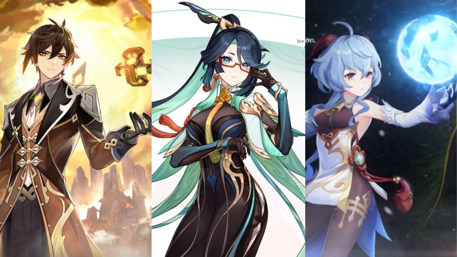 Oldest characters in Genshin Impact (Image via HoYoverse)