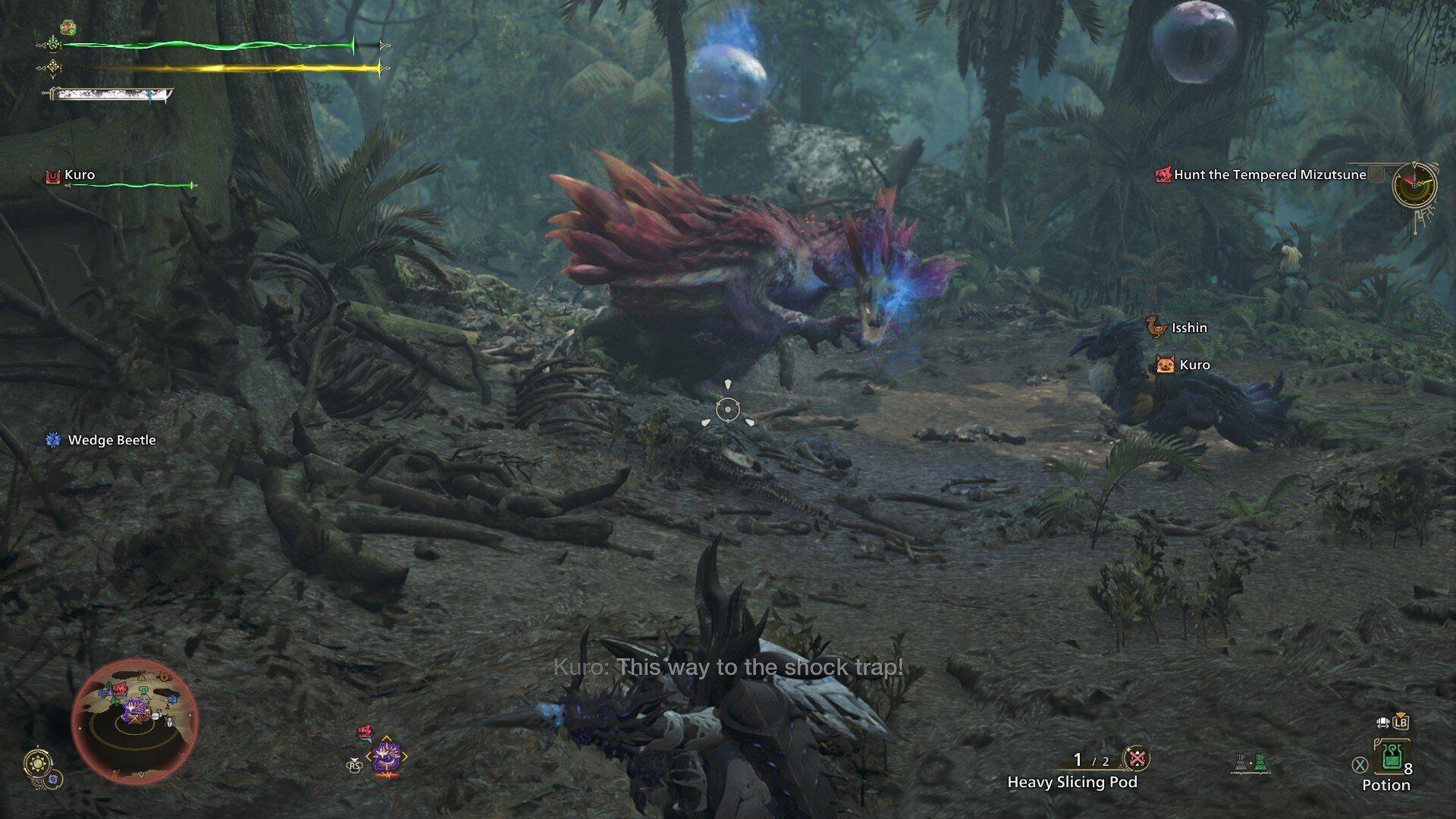Tempered Mizutsune in MH Wilds (Image via Capcom)