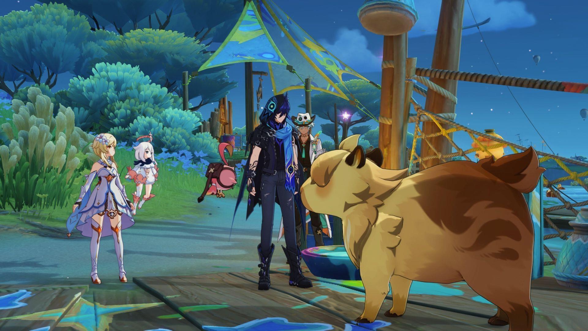 Encounters Always Happen on a Holiday quest guide (Image via HoYoverse)