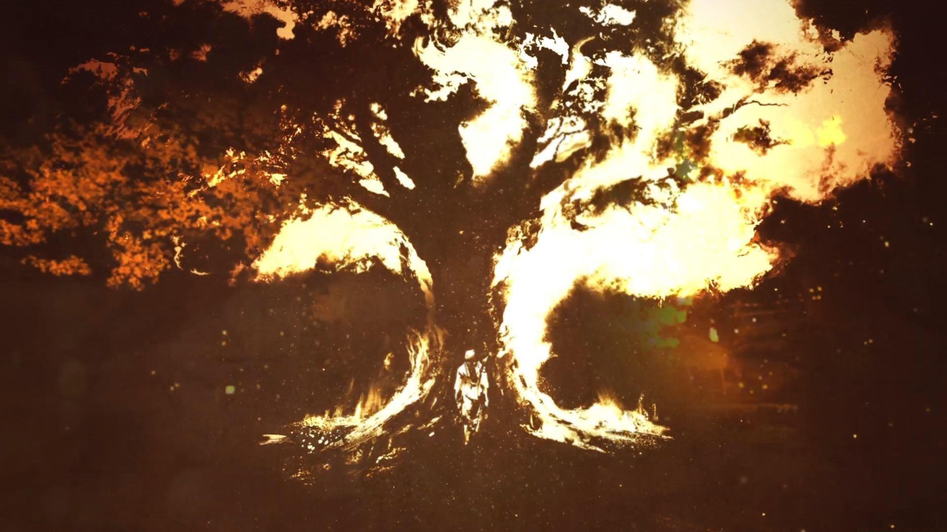 The Night of the Burning Tree in Ghost of Yotei (Image via SK Gaming || Sucker Punch)