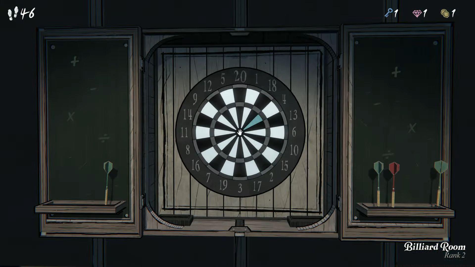 Solving the Dartboard Puzzle in Blue Prince, Billiards room Dartboard Puzzle in Blue Prince