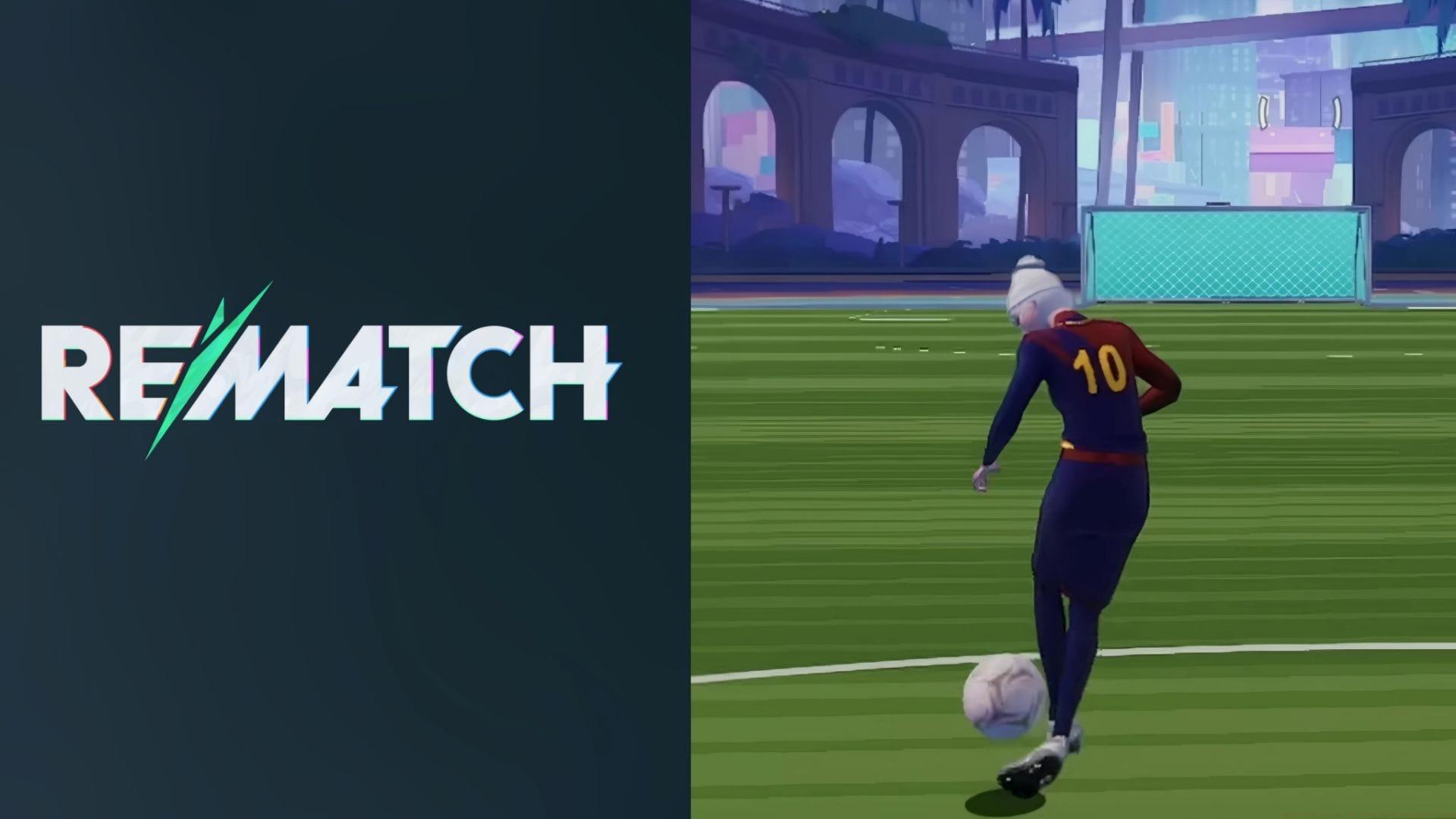 Using a Flick Shot in Rematch to outplay opponents (Image via Sloclap)