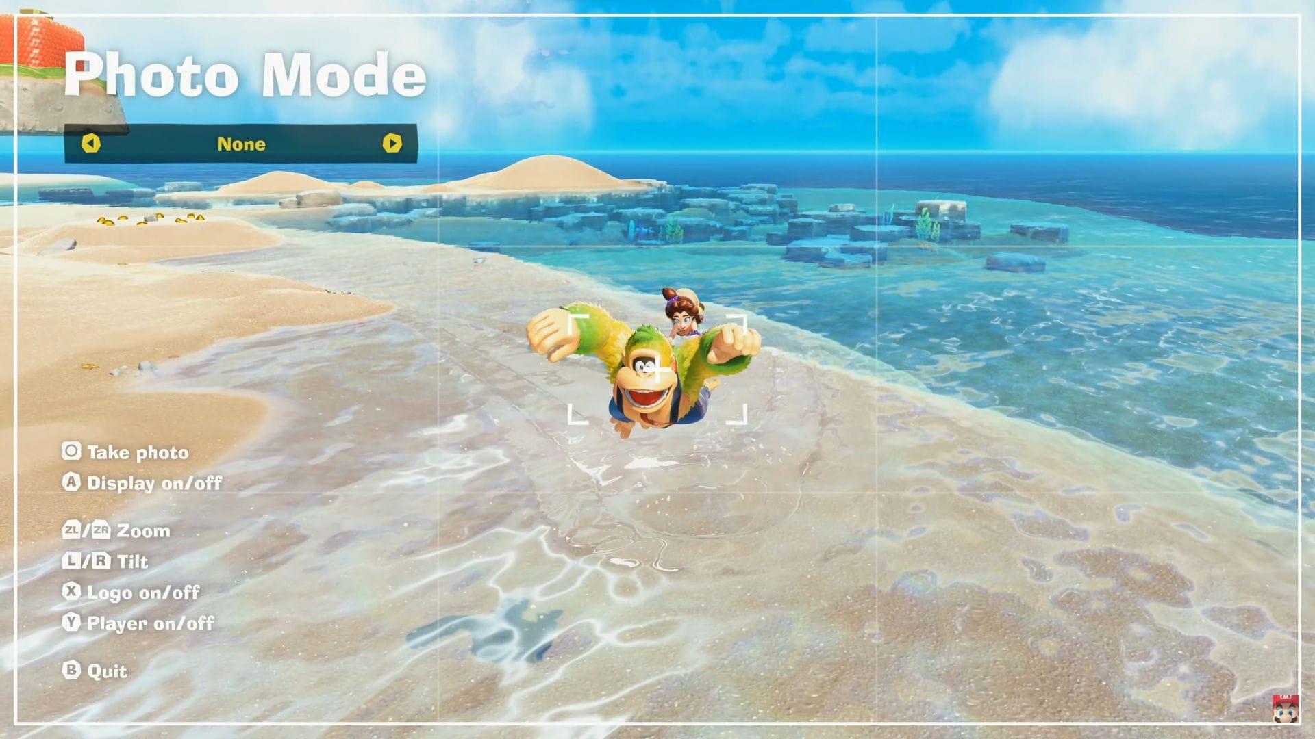 A guide on how photo mode works in Donkey Kong Bananza (Image via Nintendo)