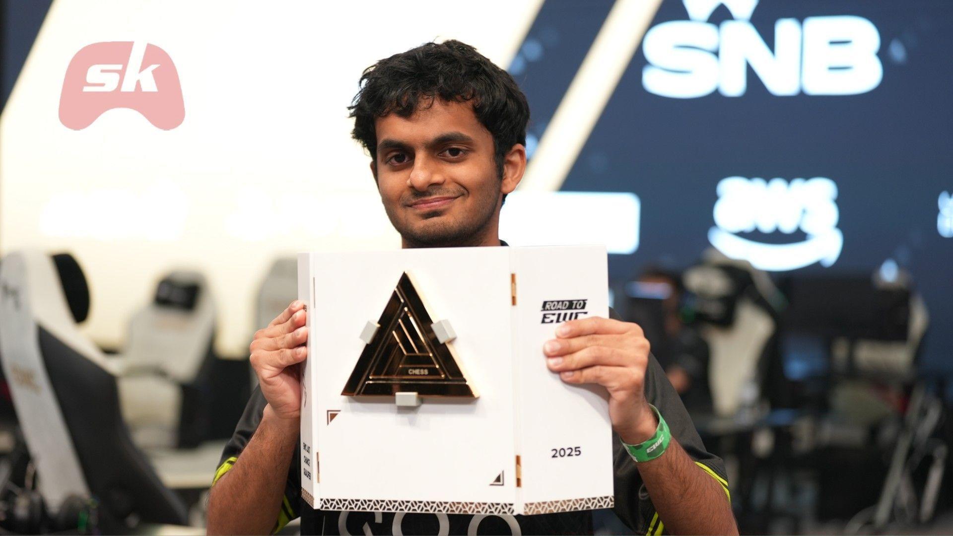 "The format at EWC brings a different kind of intensity": Nihal Sarin after Esports World Cup 2025 Chess LCQ qualification.