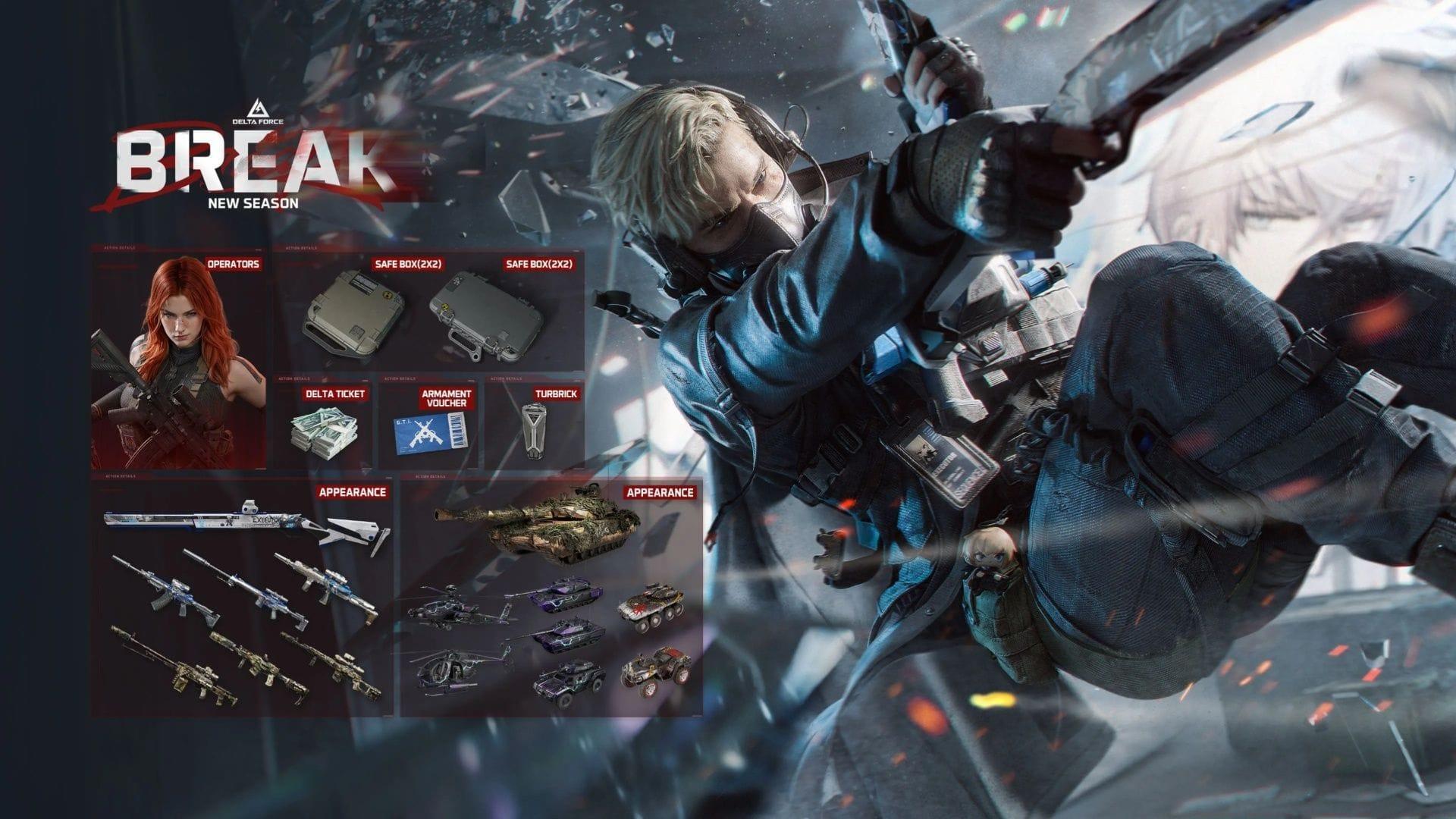 Taking a look at the new Delta Force Break Season Pass.