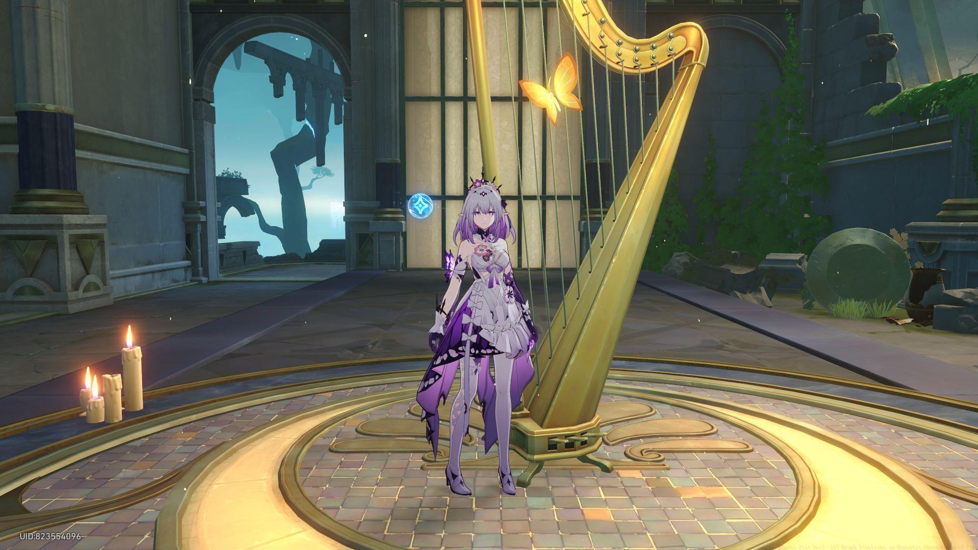 Every Nymph location in Memortis Shore Ruins of Time in Honkai Star Rail (Image via Sportskeeda Gaming || HoYoverse)