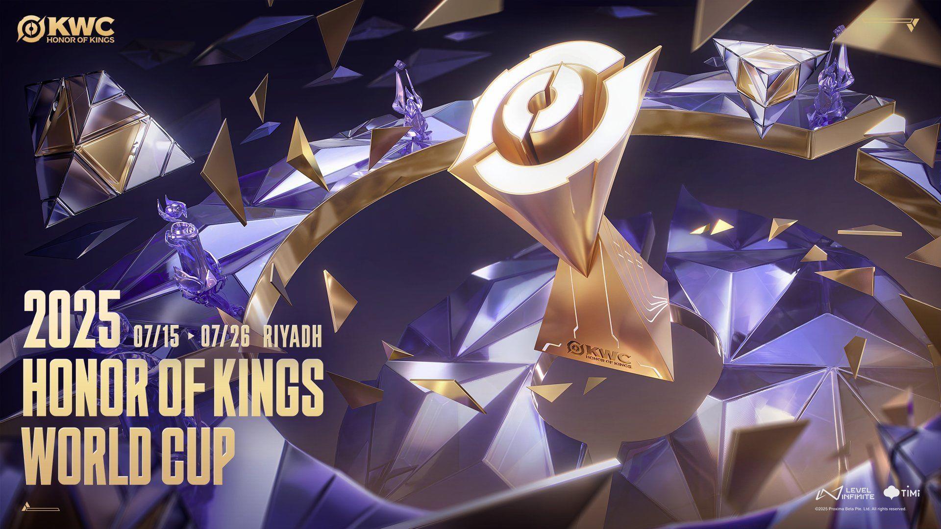 Honor of Kings World Cup 2025 begins on July 15 (Image via Twitter/HoK Esports)