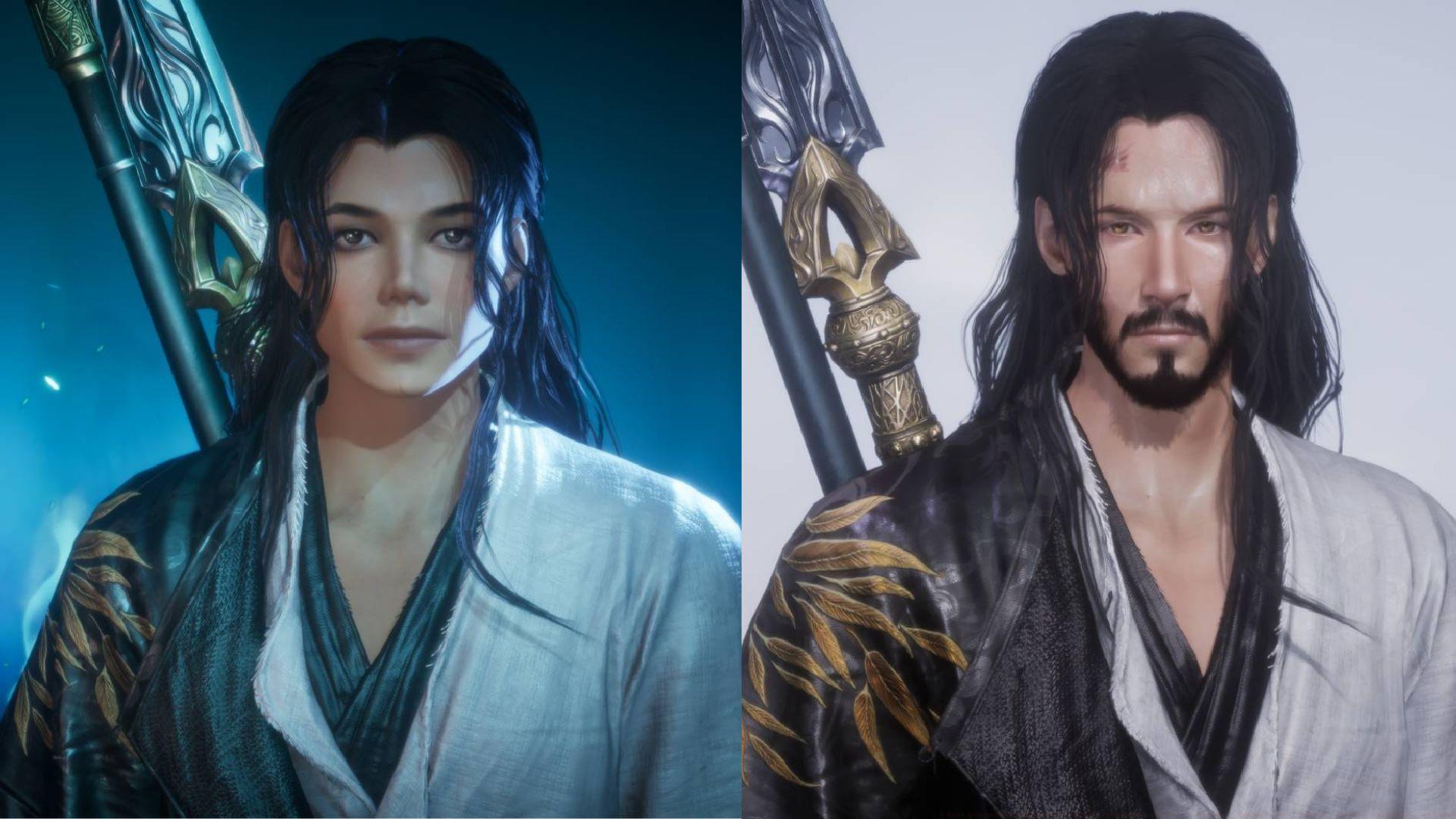 All pop culture characters created by players in Where Winds Meet (Image via NetEase Games)