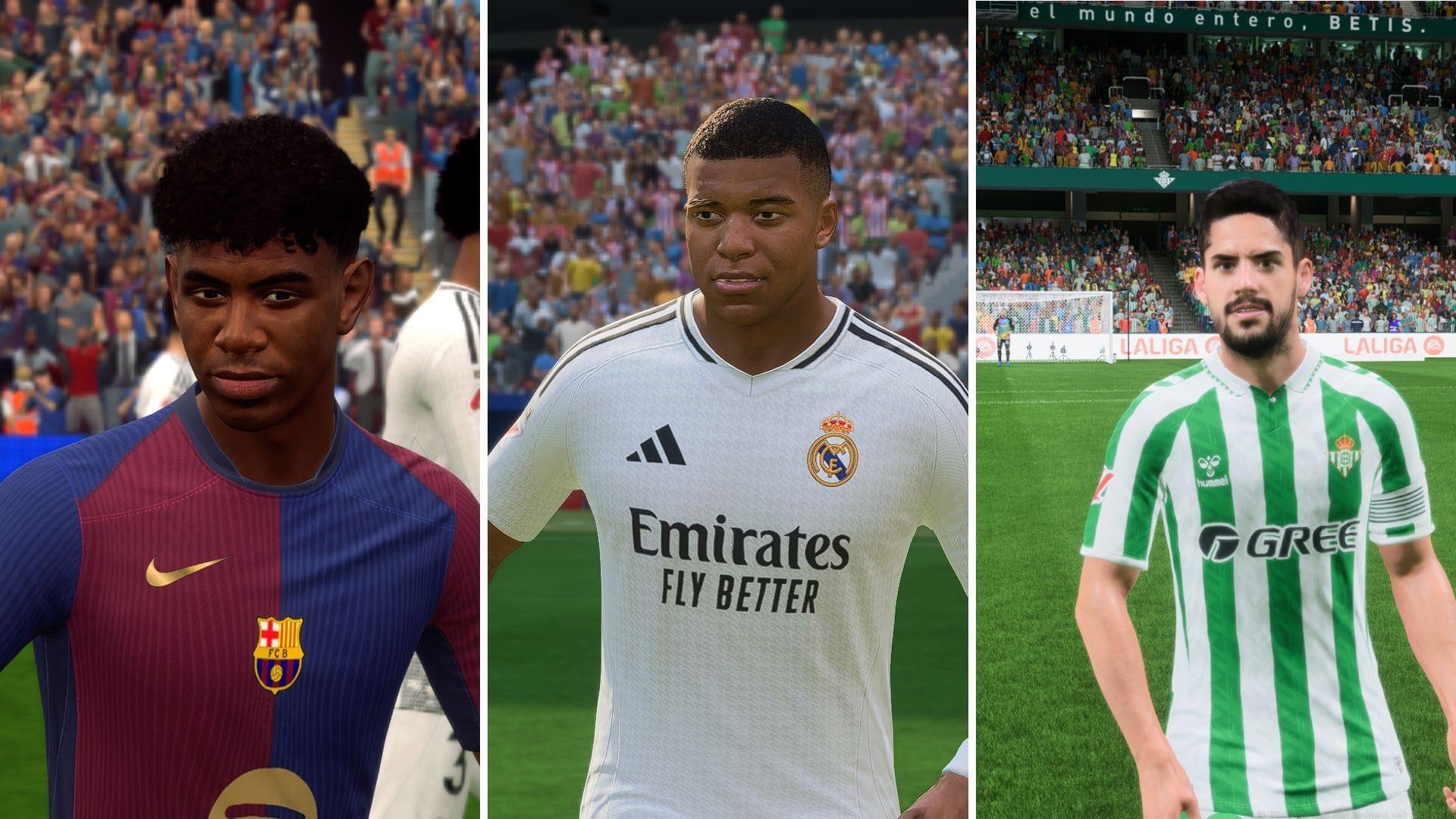 The LaLiga TOTS nominee list includes several star faces (Image via EA Sports)