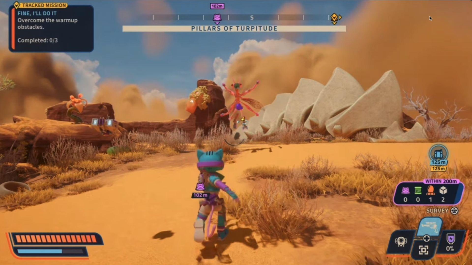 A guide to getting the Alpha Vaperon in Revenge of the Savage Planet (Image via Raccoon Logic Studios //YouTube@JustSimy-Simy)