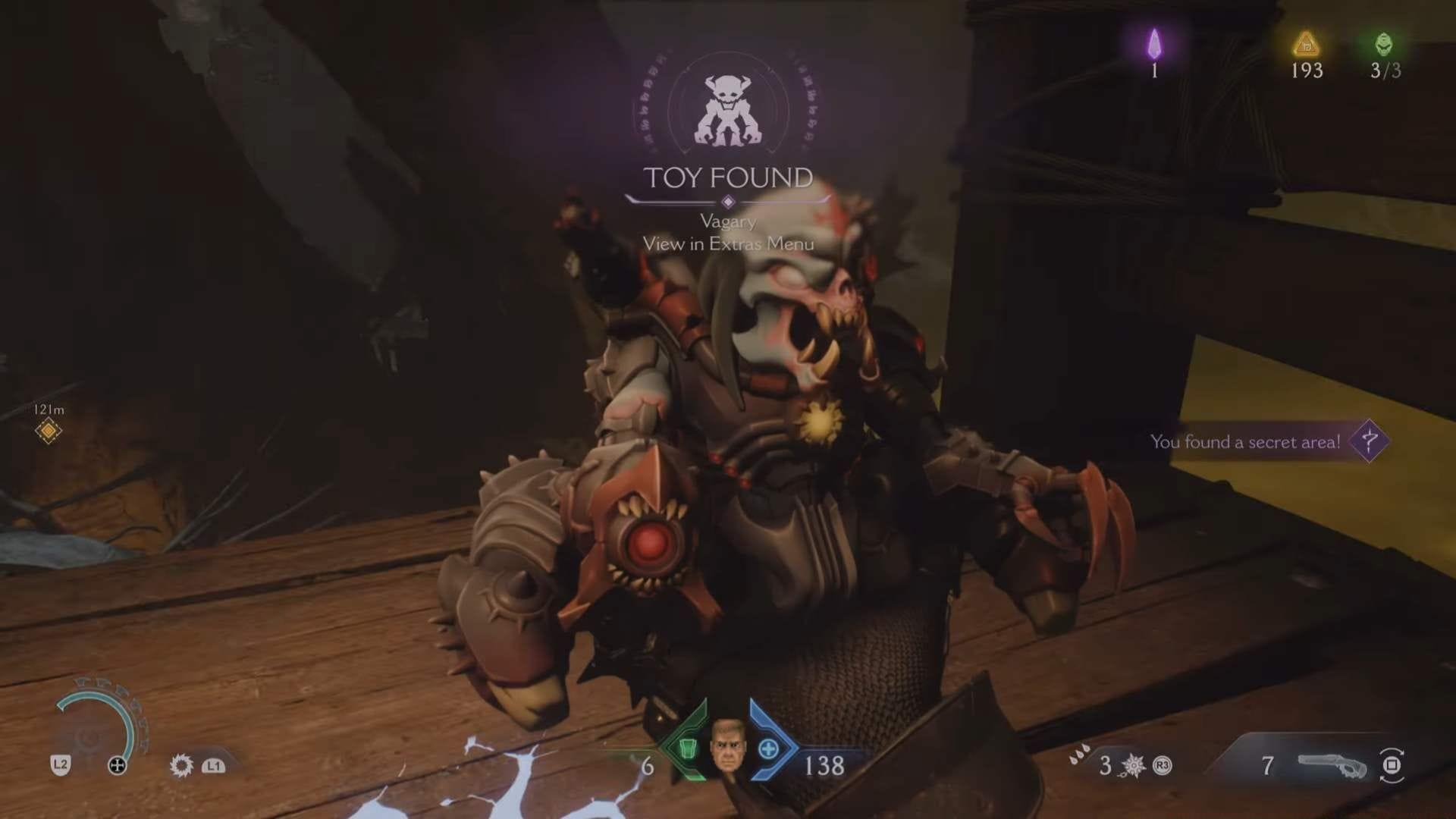 Here are all the collectibles you can find in Doom The Dark Ages Chapter 9, Ancestral Forge (Image via Bethesda Softworks) 