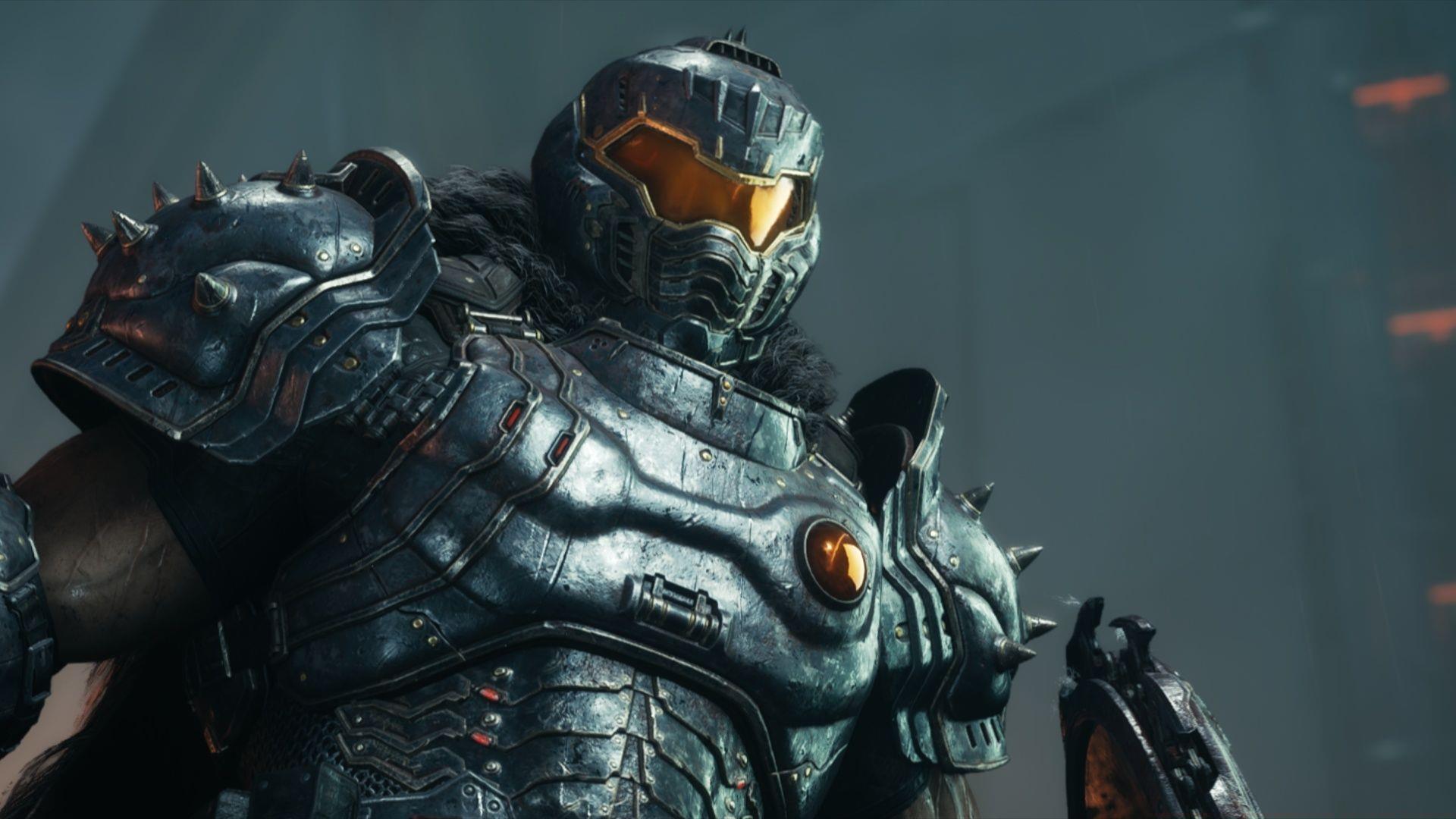 Taking a look at weapon upgrades in Doom The Dark Ages.