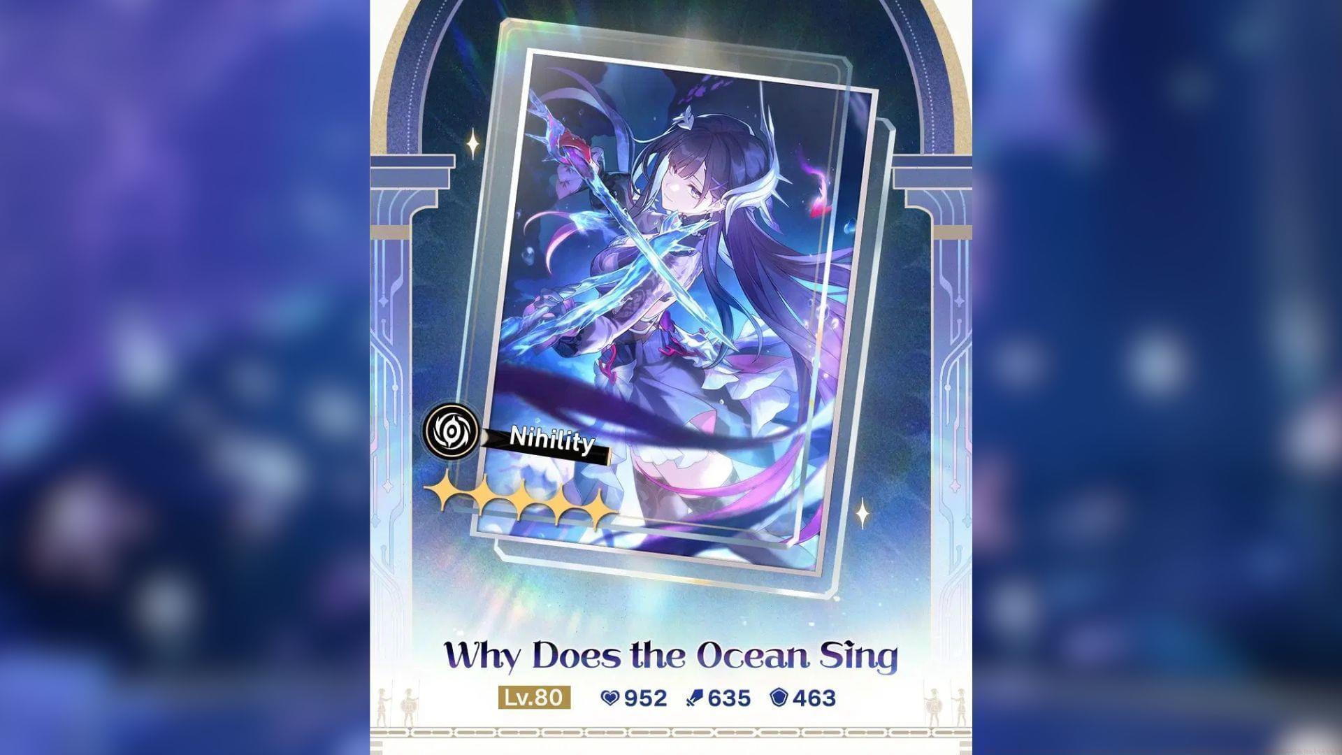 Why Does the Ocean Sing Light Cone from Honkai Star Rail