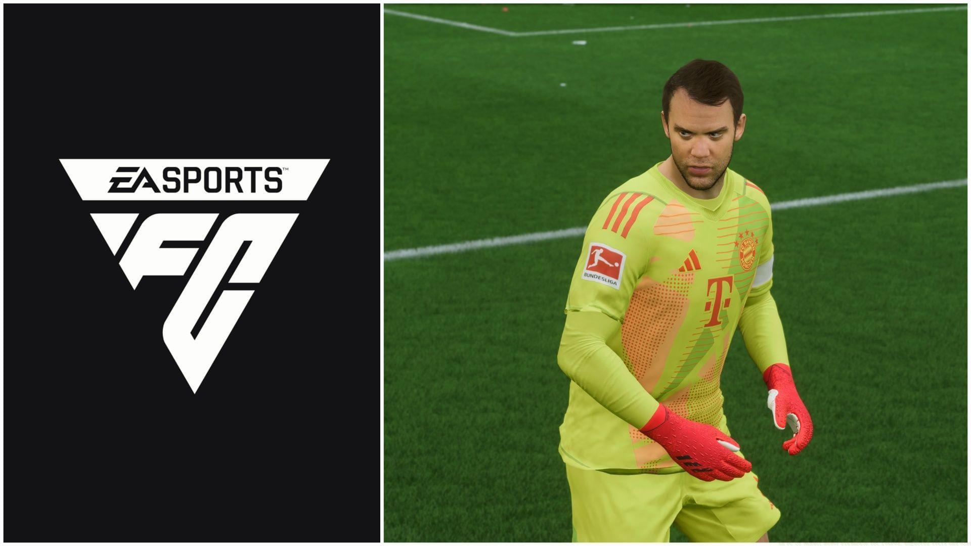 Flashback Neuer has been leaked (Images via EA Sports/Sportskeeda Gaming)