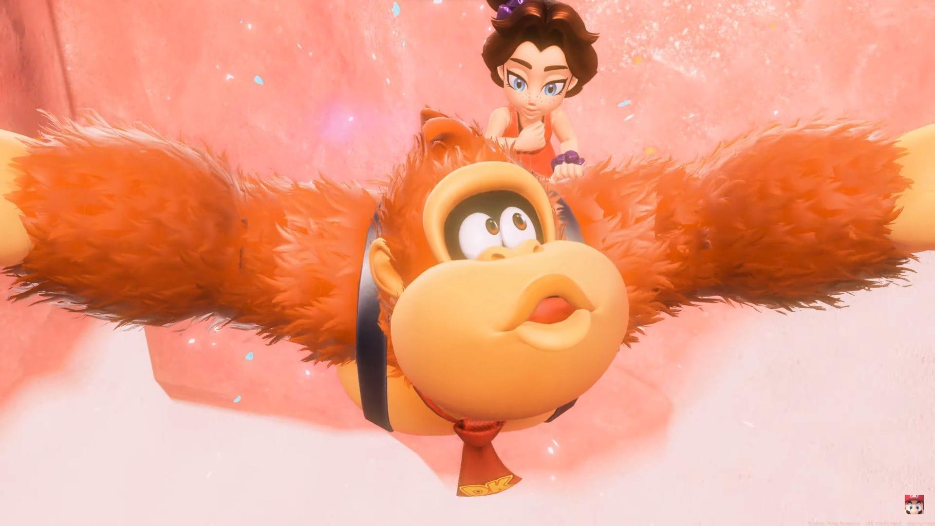 Pauline and DK from the Donkey Kong Bananza Direct (Image via Nintendo)