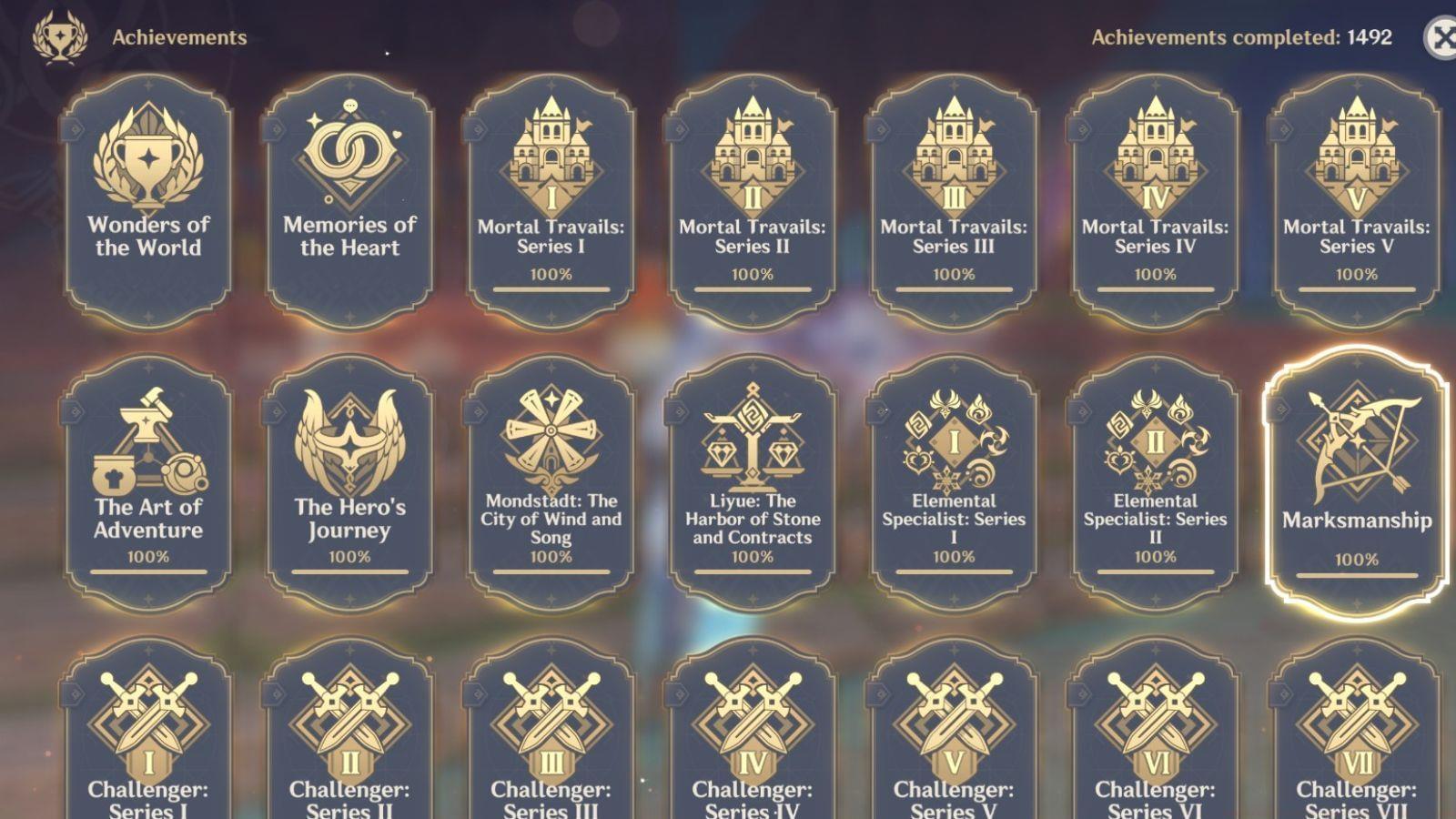 How to use Genshin Impact achievement tracker