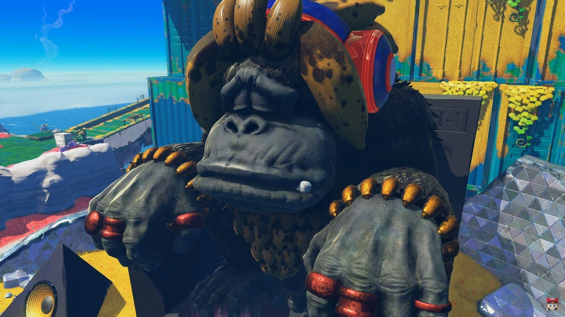 The elder in Donkey Kong Bananza (Image via Nintendo)