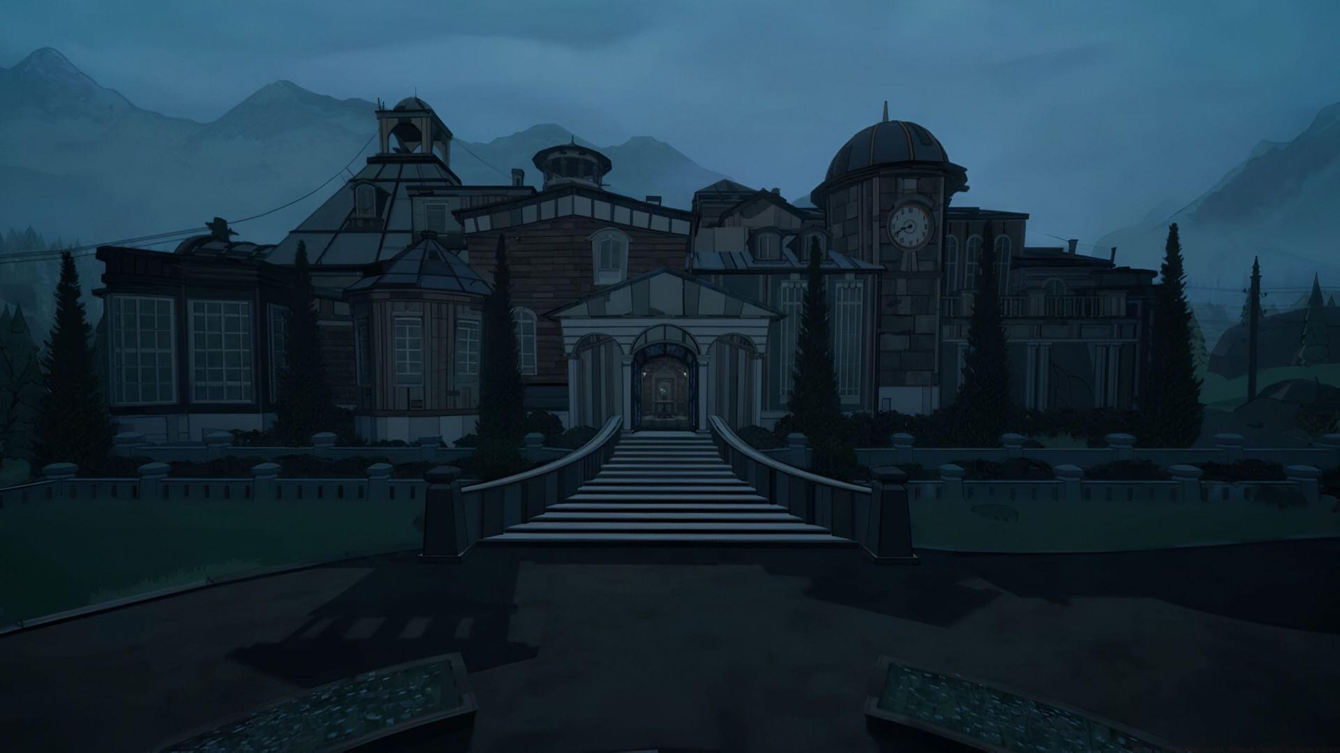 The entire storyline of Blue Prince takes place inside a huge mansion (Image via Raw Fury)