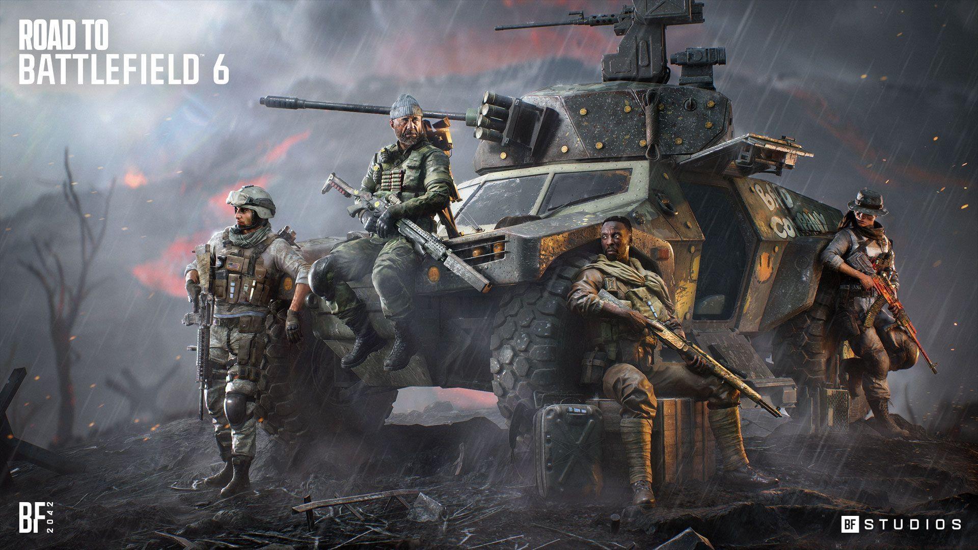 Road to Battlefield key art.