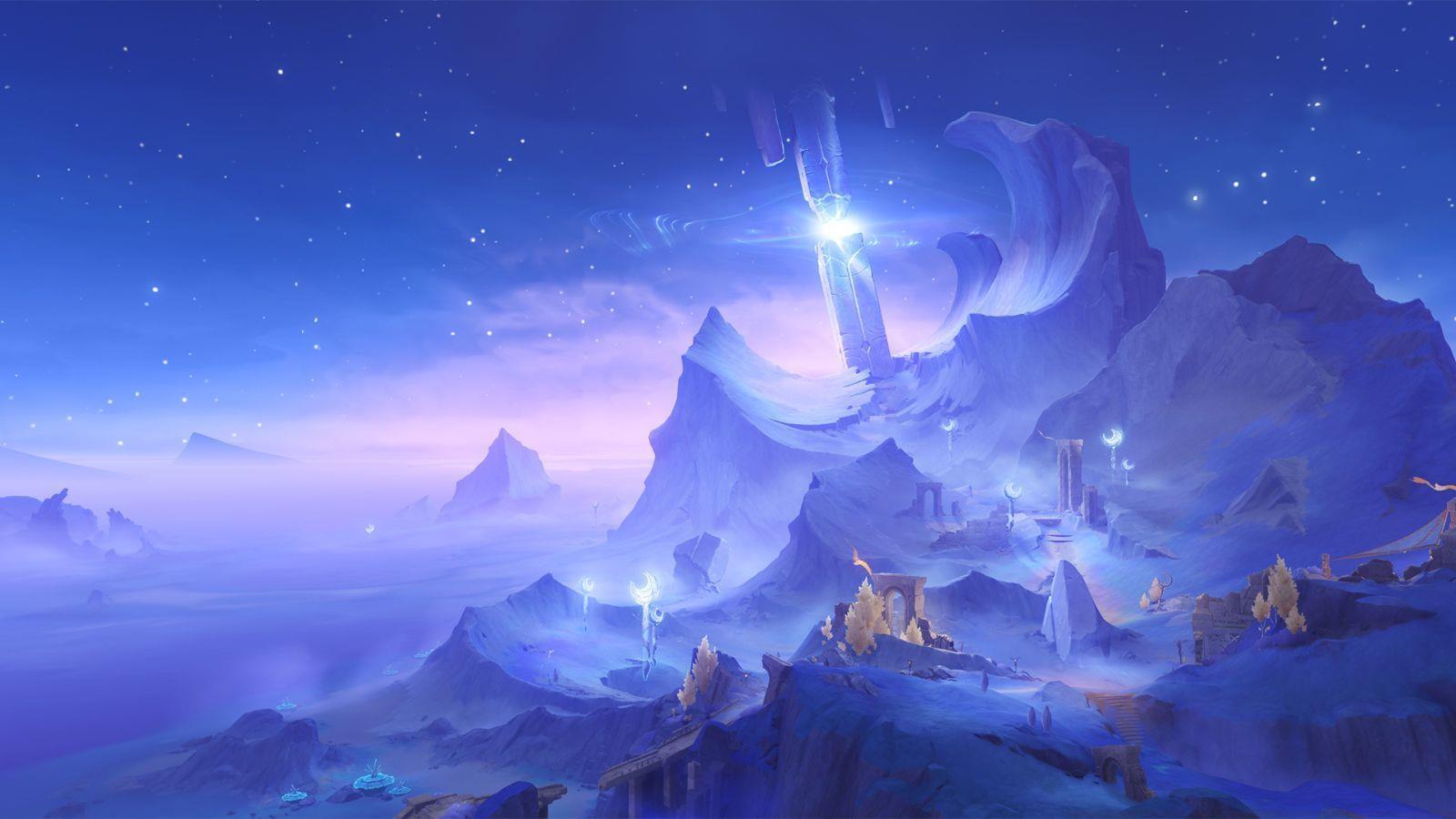 Image of Hiisi Island from the upcoming region Nod-Krai in Genshin Impact