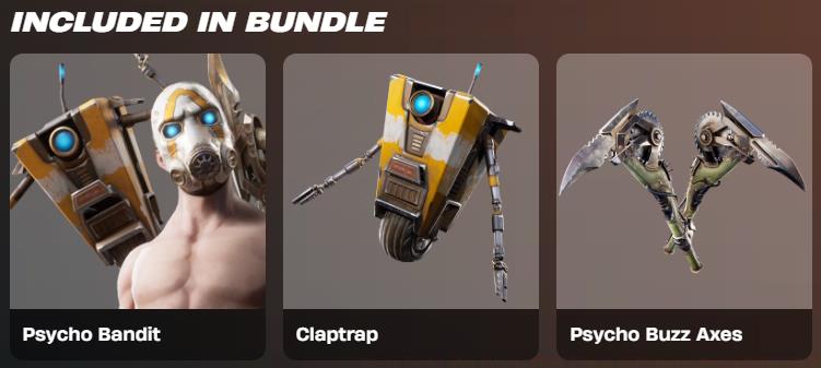 All Items in Psycho Bundle
