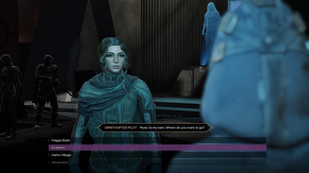 Arrakeen Omnithopter Taxi Service Dune Awakening