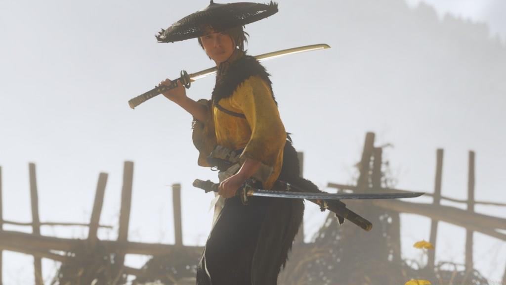 Atsu with dual katanas