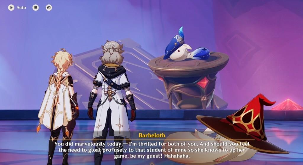 Barbeloth appearing in Genshin Impact