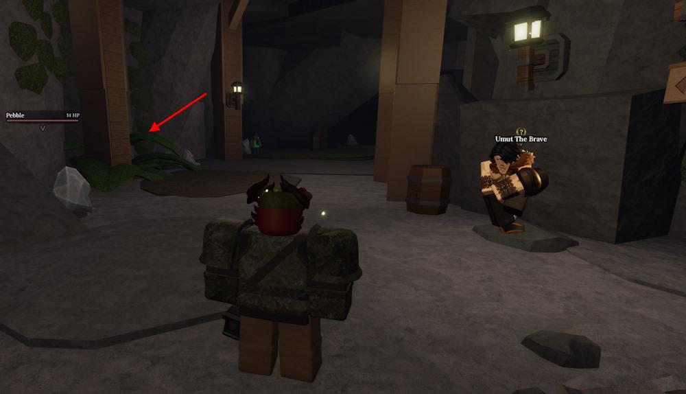 Bard's Guitar location in the Forge