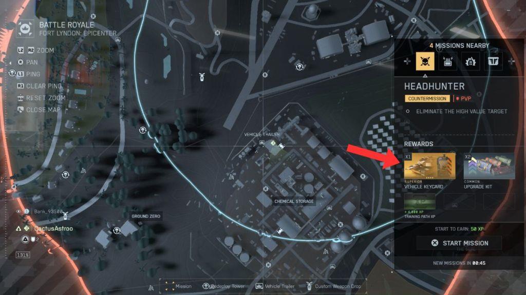 BF6 Battle Royale Missions Menu Screen