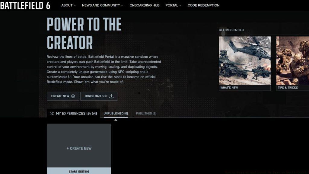 Portal in Battlefield 6