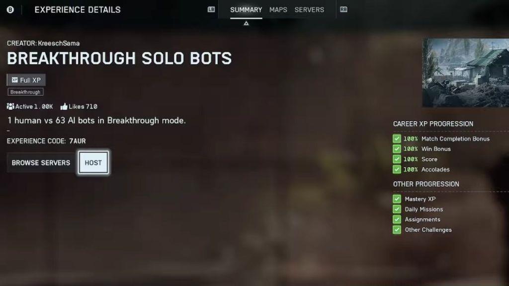 Battlefield 6 Solo Bots XP Farm