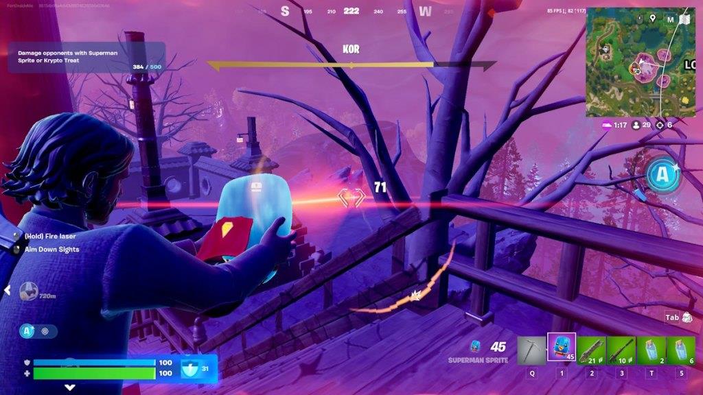 Beat Fortnite Kor boss