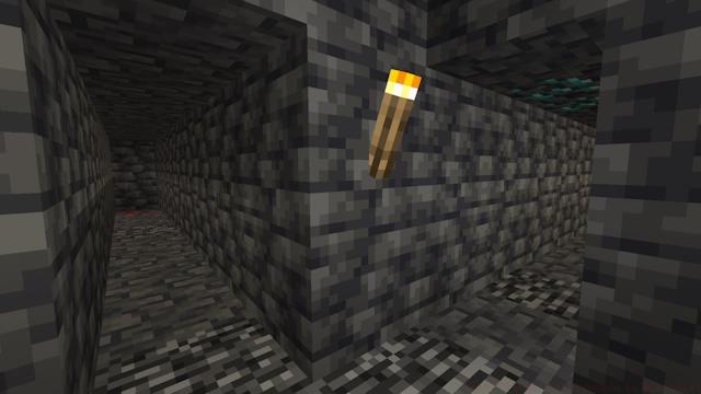 Strip or branch mining at Y level -59 to find diamonds in Minecraft