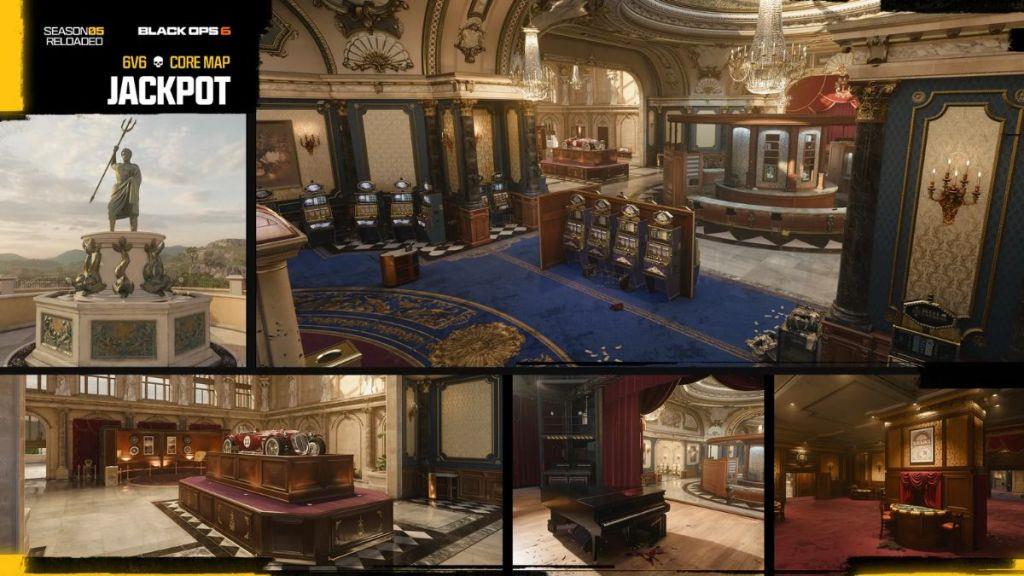 An overview of the Jackpot map in Black Ops 6