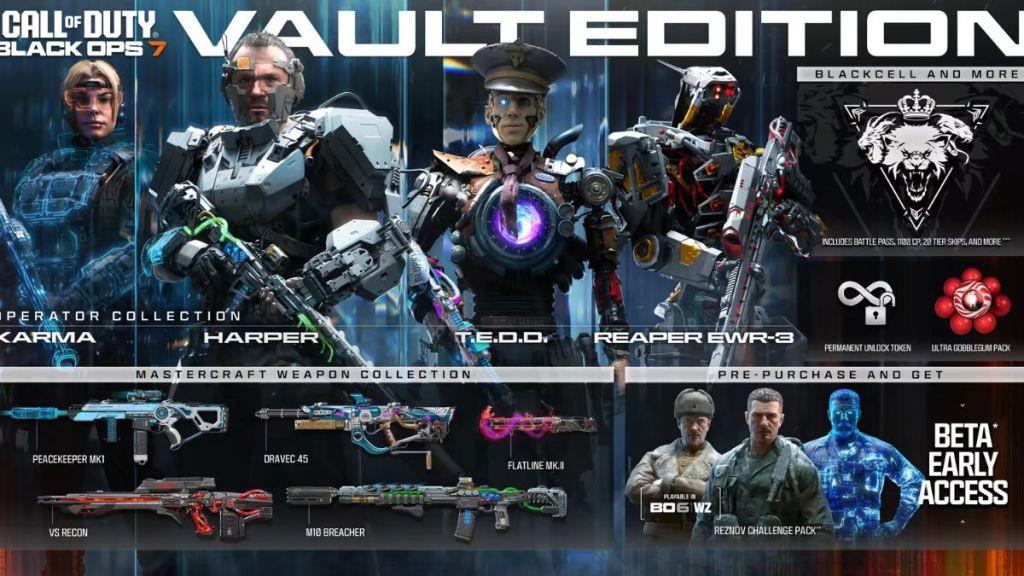 Black Ops 7 Vault Edition Content