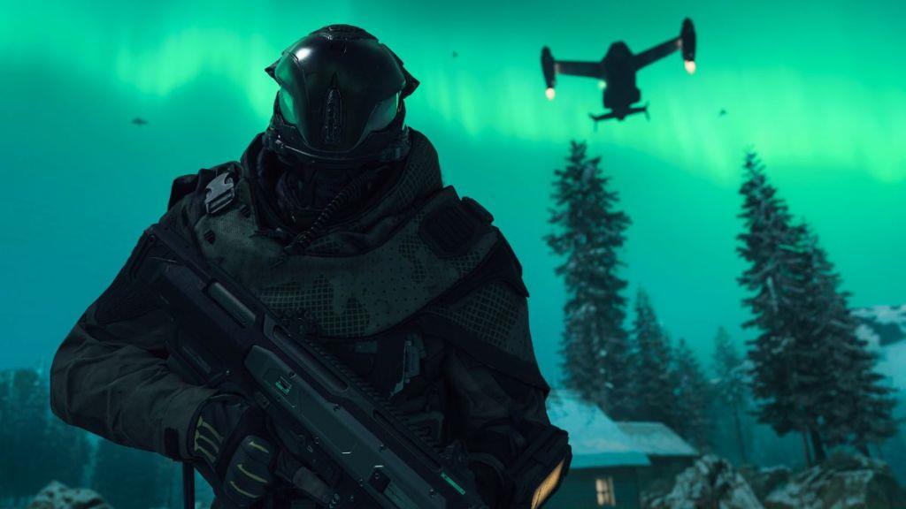 Armed operator in Black Ops 7