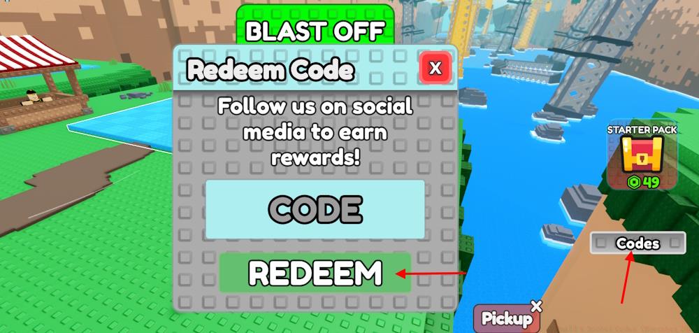 Build A Rocket Codes redeem