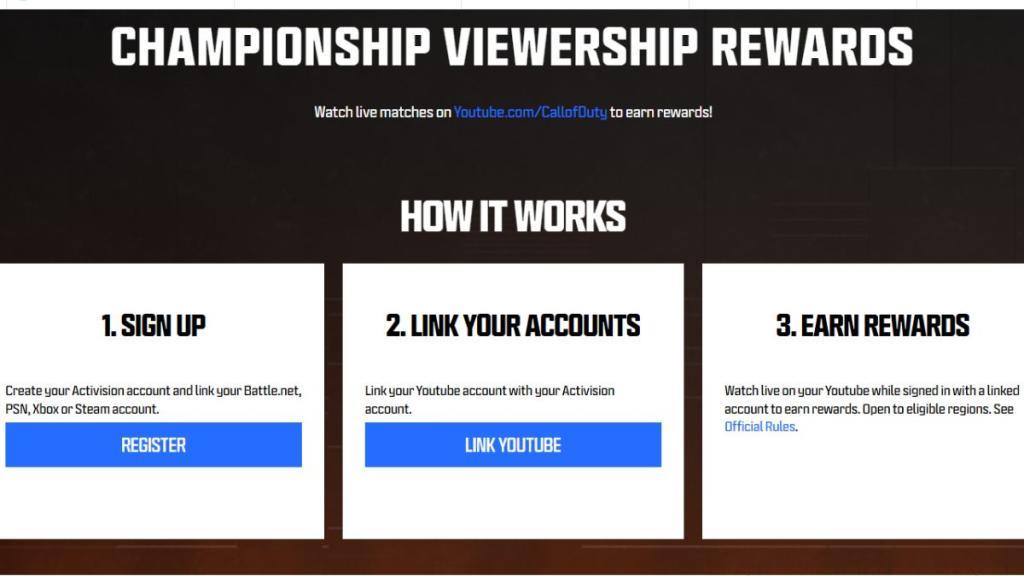 Steps to Claim CDL 2025 Championship Viewership Rewards