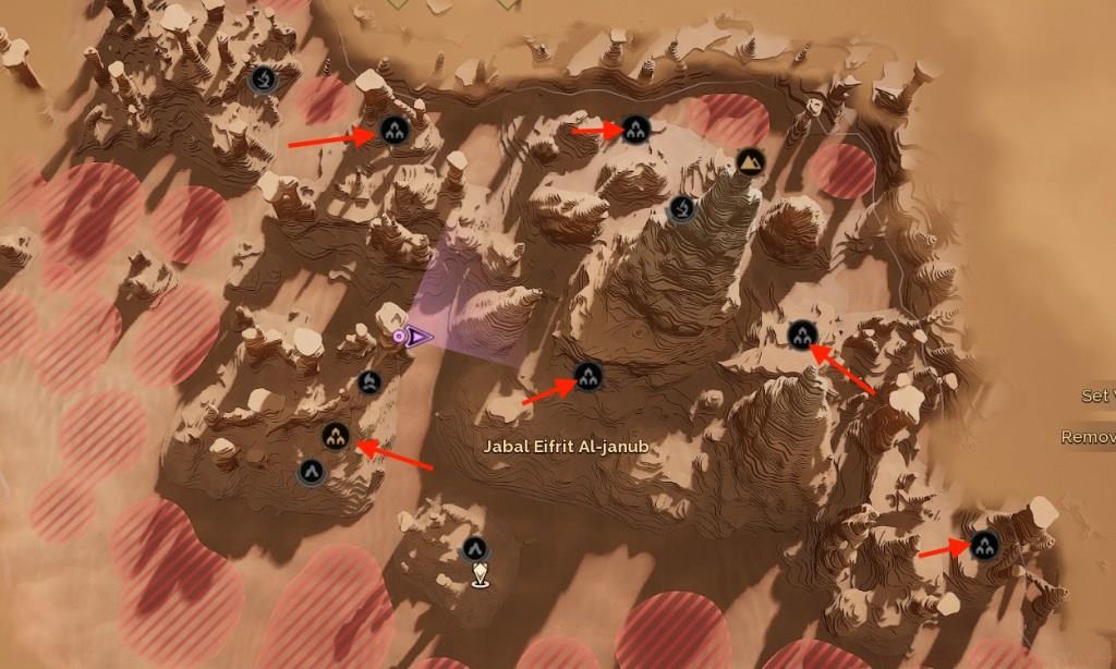Calibrated Servok locations in Dune Awakening