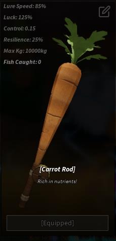 Carrot Rod stats page
